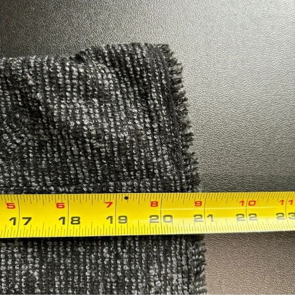 Banana Republic‎ Women’s  8 Wool Blend Full Zip Jacket Black Gray Fringe Lined - Picture 9 of 16